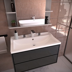 Stella Polare Раковина Флур 100 белая – фотография-2